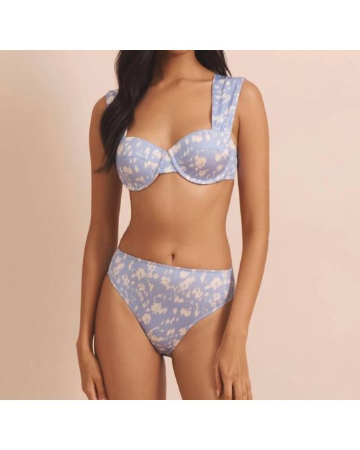 Evarae Blue Audrey Bikini Top