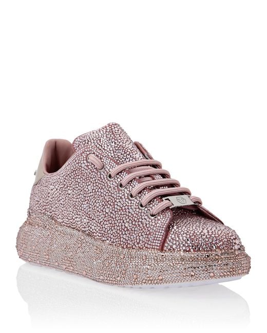 Philipp Plein Multicolor Suede Runner Full Strass