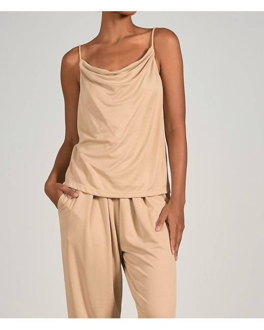 Elan Natural Spaghetti Strap Cami Top