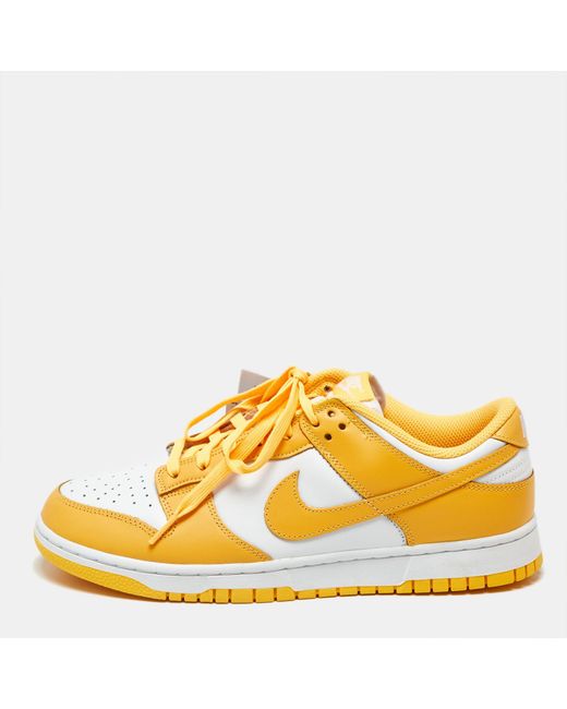 Nike Yellow Dunk Laser