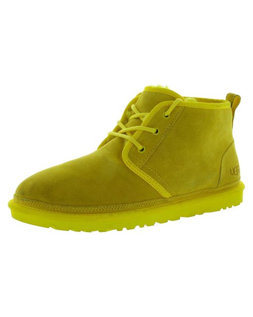 Ugg Green Neumel Suede Shearling Casual Boots