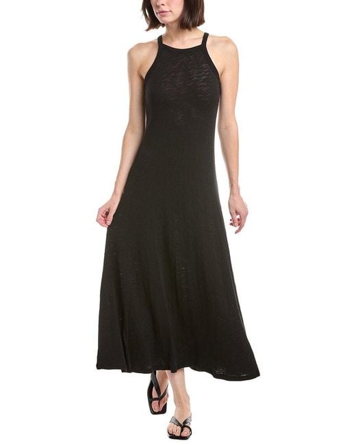 atm black dress Atm Anthony Thomas Melillo Long Sleeve Maxi Dress