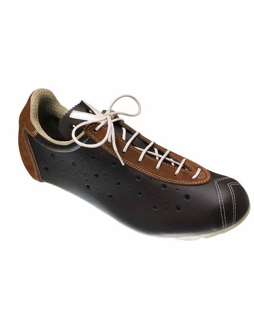 Vittoria 1976 Classic Bianco Line Mtb Cycling Shoes in Black  display picture 1