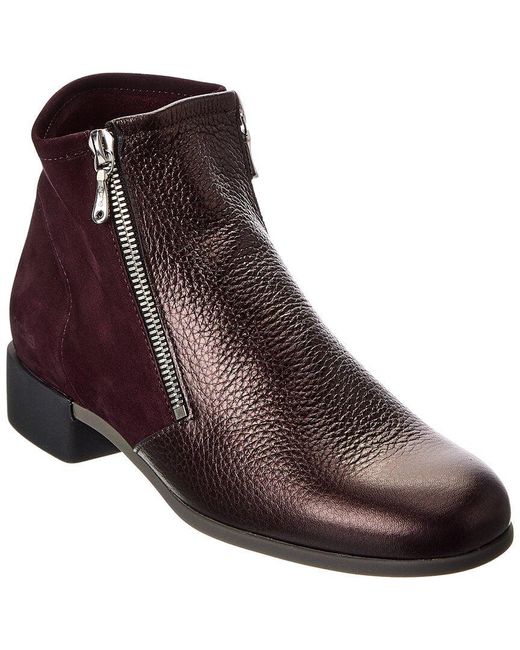 Arche Brown Twitwi Leather Bootie
