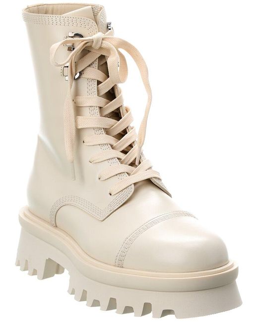 Ferragamo Natural Kira Leather Boot
