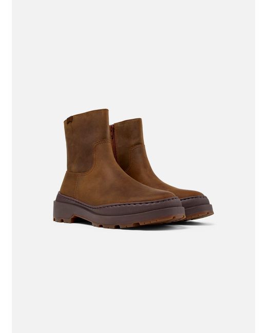 Camper Brown Ankle-Boot Brutus Trek
