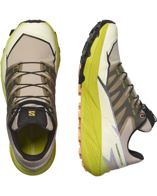 Salomon Green Thundercross Trail Shoes