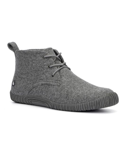 Hybrid Green Label Gray Genesis Lace-up Wool Casual And Fashion Sneakers for men