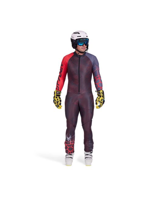 Spyder Red Nine Ninety Race Suit - Volcano for men