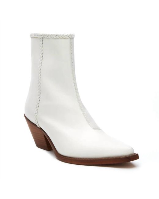 Matisse White Arial Bootie