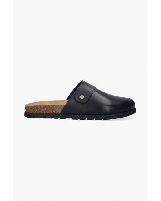 A.P.C. Black Danny Mules for men