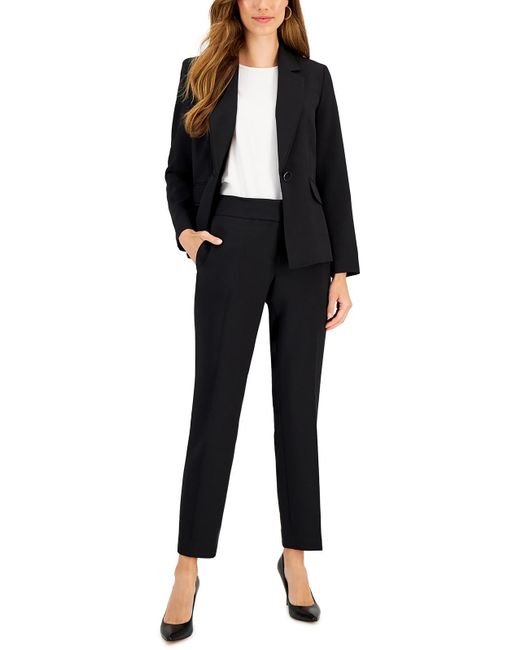 Le Suit Black Petites 2pc Business Pant Suit