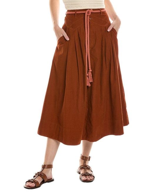 The Great Brown The Field Maxi Skirt