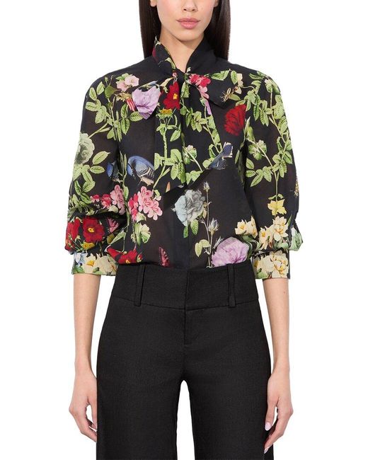 Alice + Olivia Black Alice + Olivia Lloyd Blouse