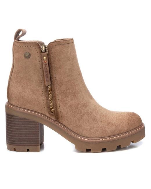 Xti Brown Refresh Booties