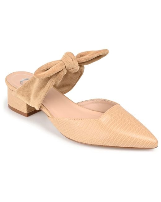 Journee Collection Metallic Collection Melora Flat