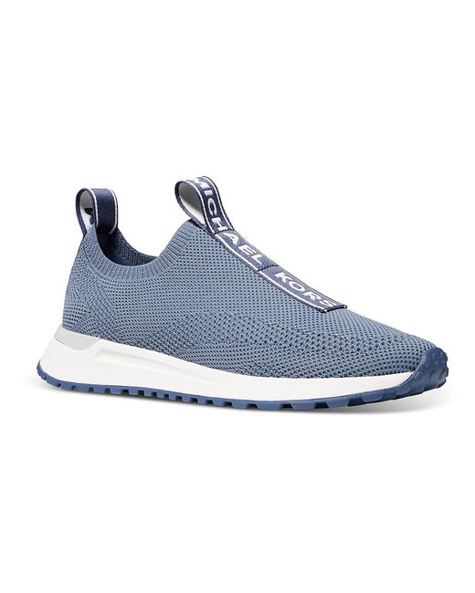 MICHAEL Michael Kors Blue Laceless Knit Casual And Fashion Sneakers
