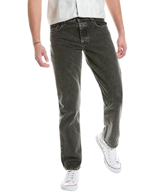 Helmut Lang Green 98 Classic Washed Charcoal Jean for men