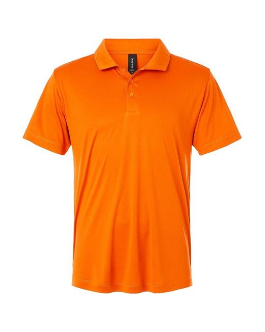 AllPro Orange Pro-Lock Performance Polo for men