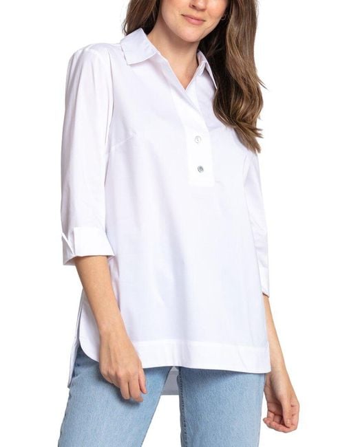 Hinson Wu White Aileen Tunic