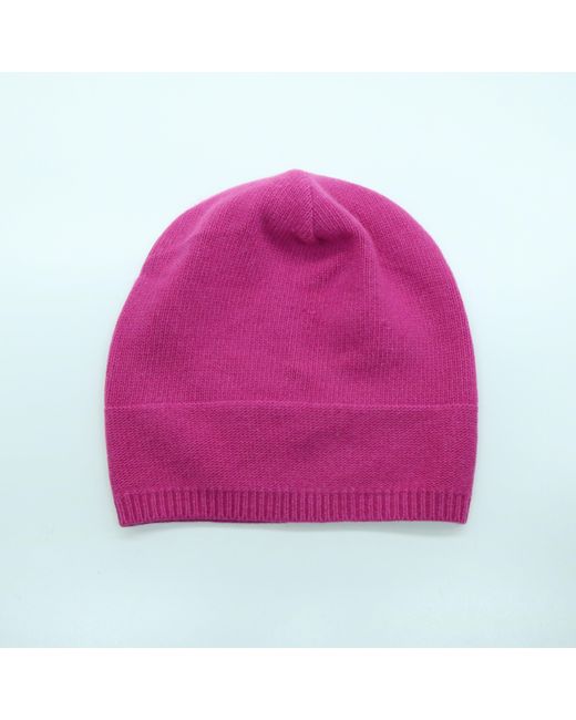 Portolano Pink Cashmere Slouchy Hat