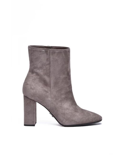 Sergio Levantesi Gray Suede Ankle Boot