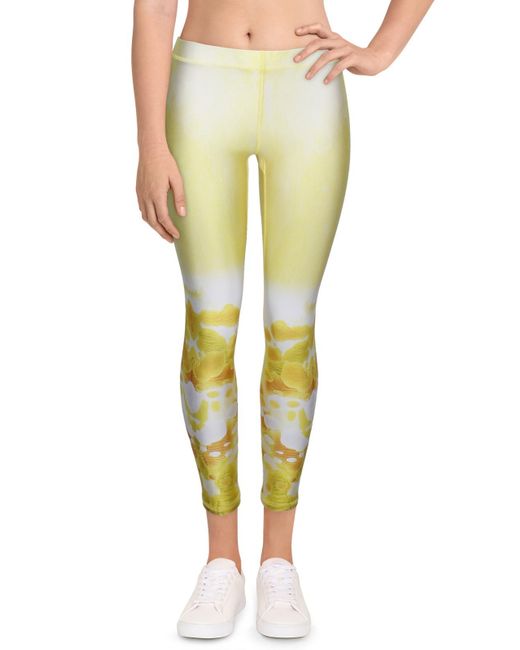 Terez Yellow Fitness Athletic Tights