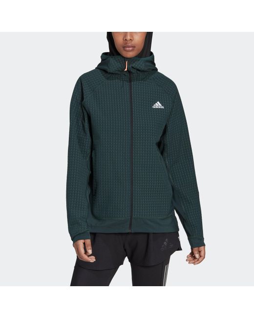 Adidas Green X-city Running Soft Shell Jacket