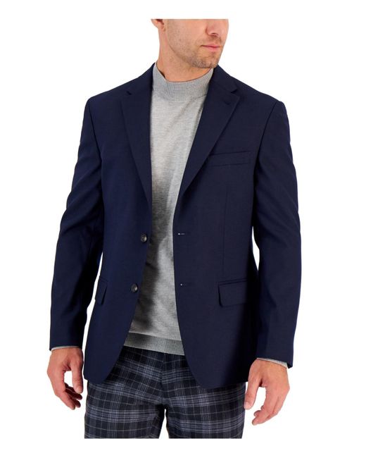 Tommy Hilfiger Blue Conrad Modern Fit Suit Separate Two-button Blazer for men