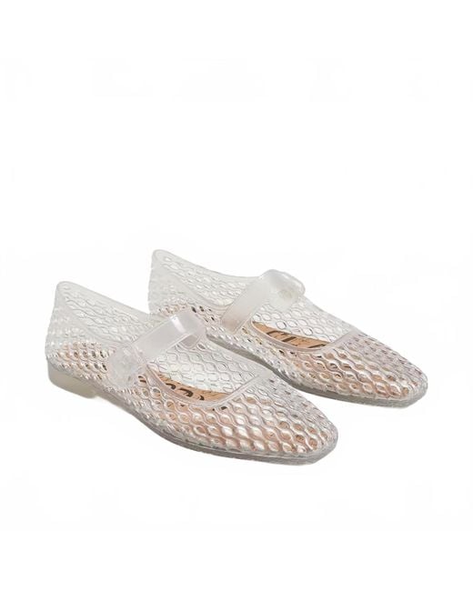 Sam Edelman White Michaela Mary Jane Flat