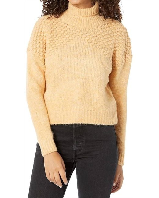 Free People Black Bradley Pullover Sweater