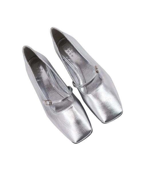 Shu Shop Metallic Adele Ballerina Flat