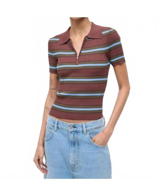 Staud Blue Ren Top