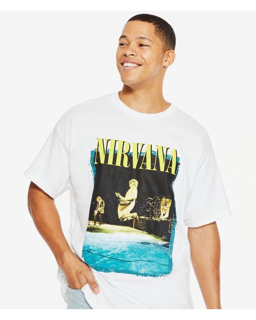 AÃ©ropostale Nirvana On Stage Graphic Tee for Men | Lyst