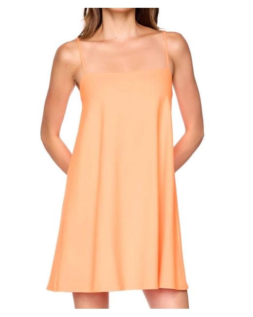 Susana Monaco Women's Orange String Flare Dress