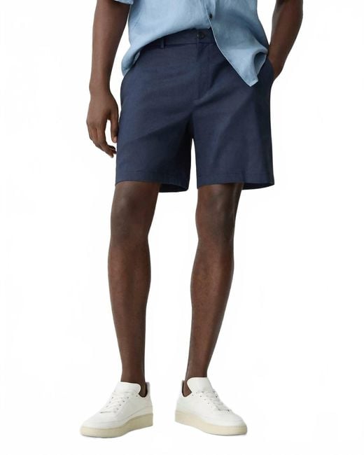 Theory Blue Curtis Drawstring Short for men