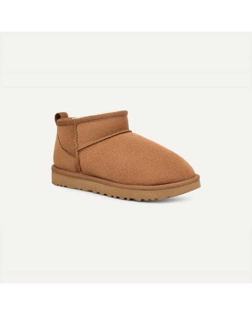 Ugg Brown Classic Ultra Mini Boot