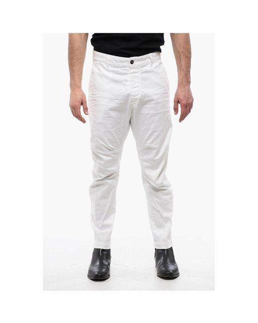DSquared² Gray Sexy Chino Pants for men