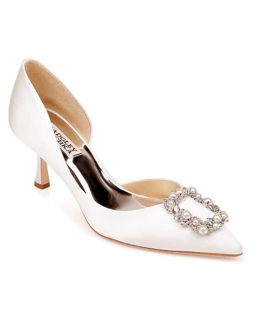 badgley mischka marcela embellished stiletto pumps