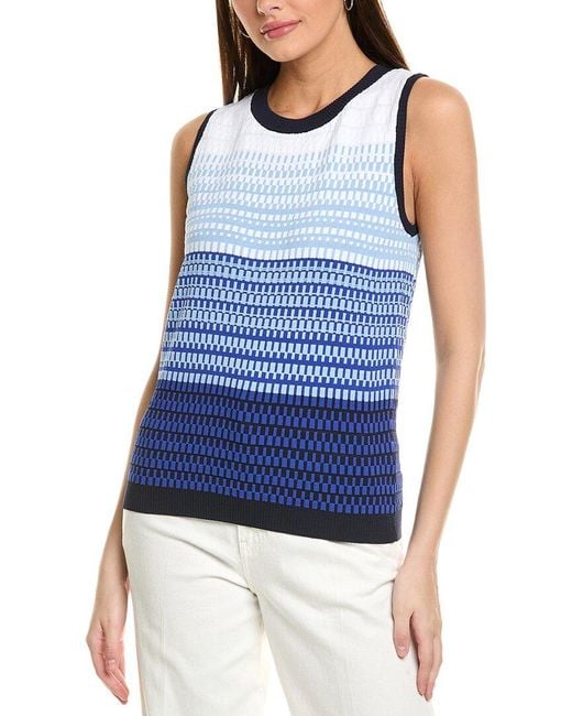 Joseph A Blue Top