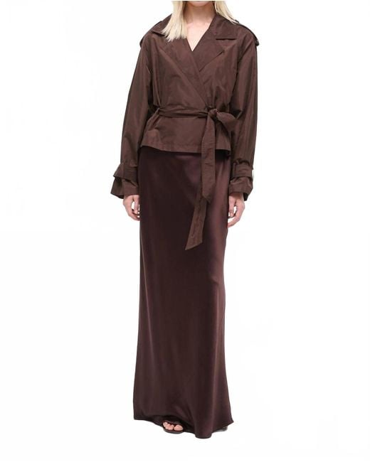Staud Brown Vale Jacket