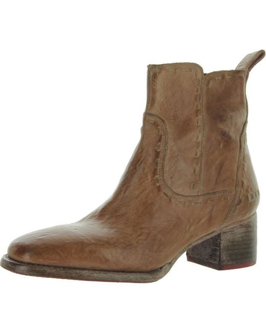 Stemon Three Tone Block Heel Boots