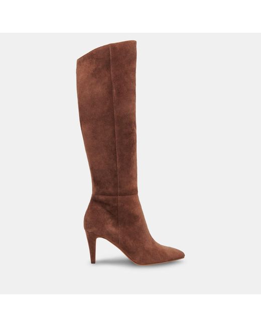 Dolce Vita Brown Haze Boots Cocoa Suede