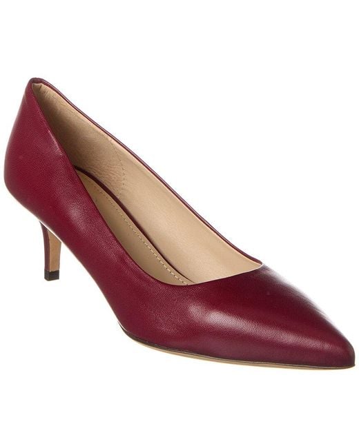 Theory Red City 55 Pump Leather Pump