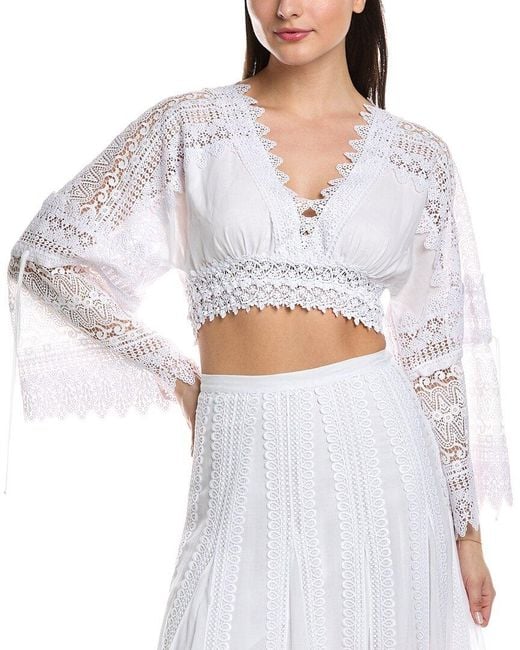 Charo Ruiz White Elle Top