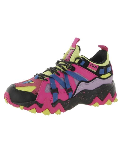 Fila Pink Excursion Suede Outdoor Running Shoes