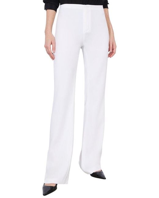 Alice + Olivia White Teeny Pant