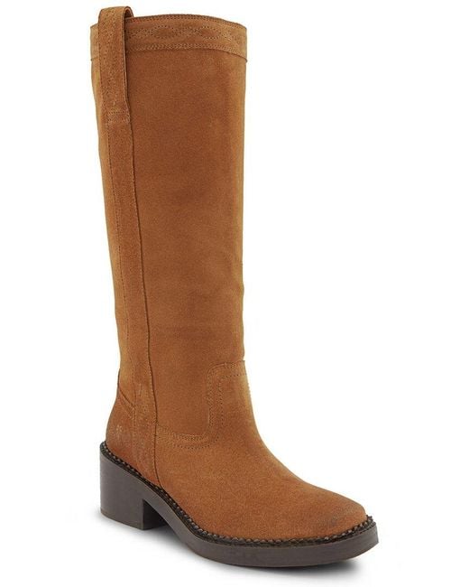 Frye Brown Kate Suede Boot