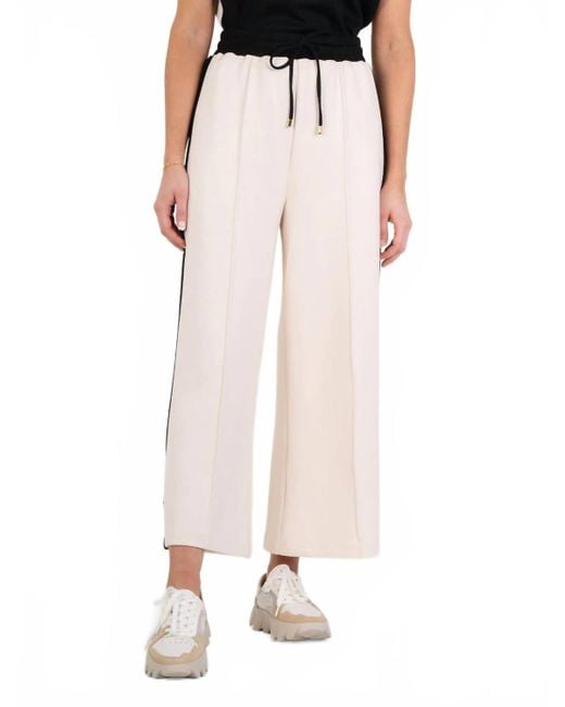 Emily Mccarthy Pink Teddy Crop Trouser Pants