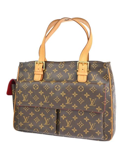 Louis Vuitton Brown Multipli Cité Canvas Shoulder Bag (pre-owned)